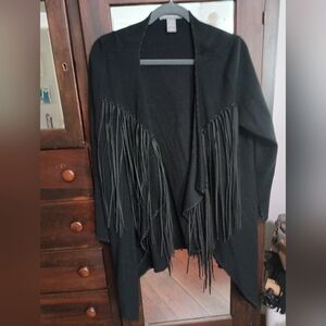 Kate and Mallory_Fringe Sweater/Jacket_Large